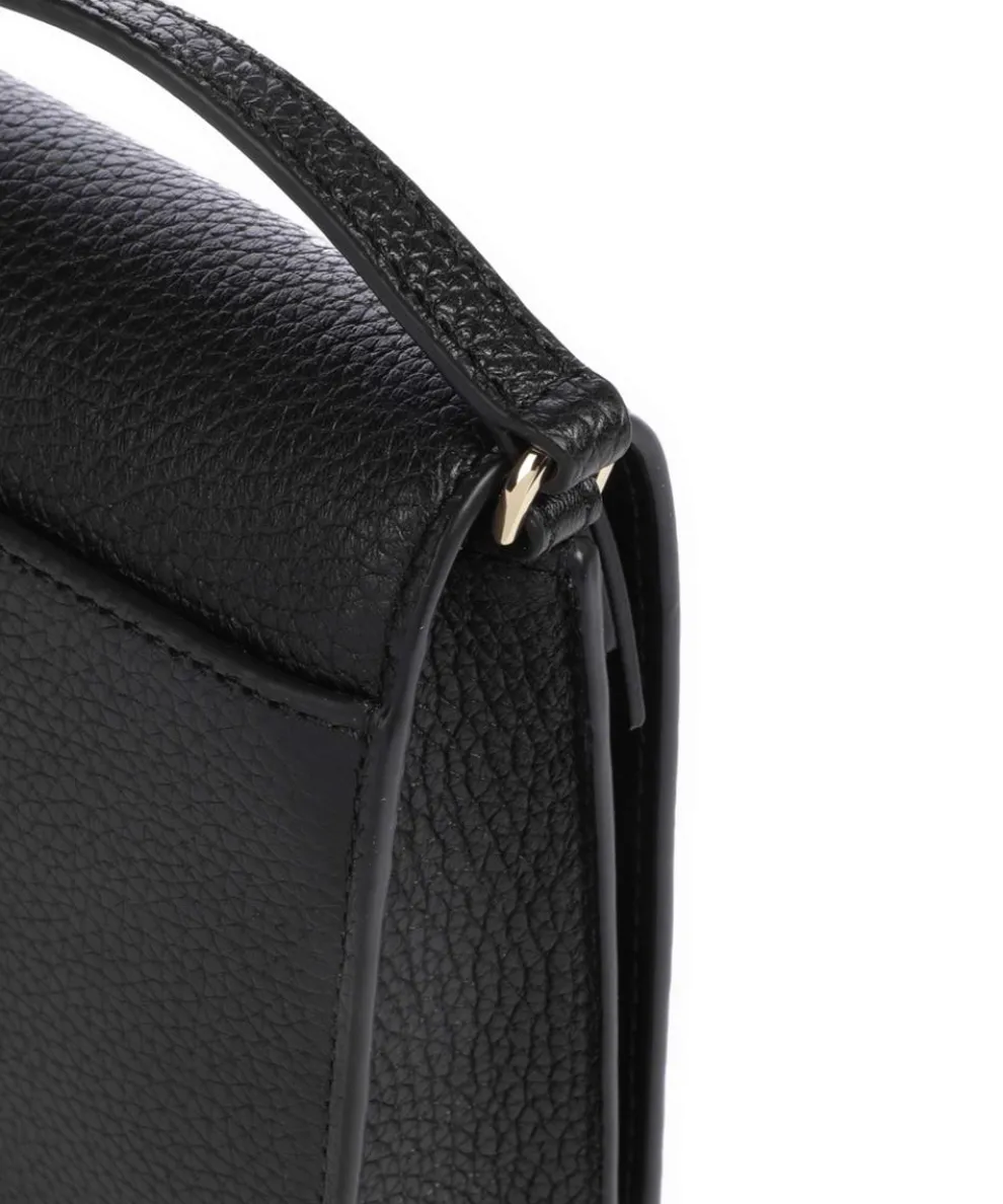 Jet Set Medium Umhängetasche genarbtes Rindsleder schwarz