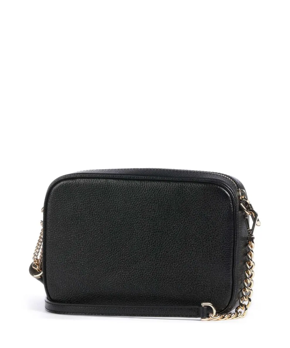 Jet Set Umhängetasche genarbtes Rindsleder schwarz