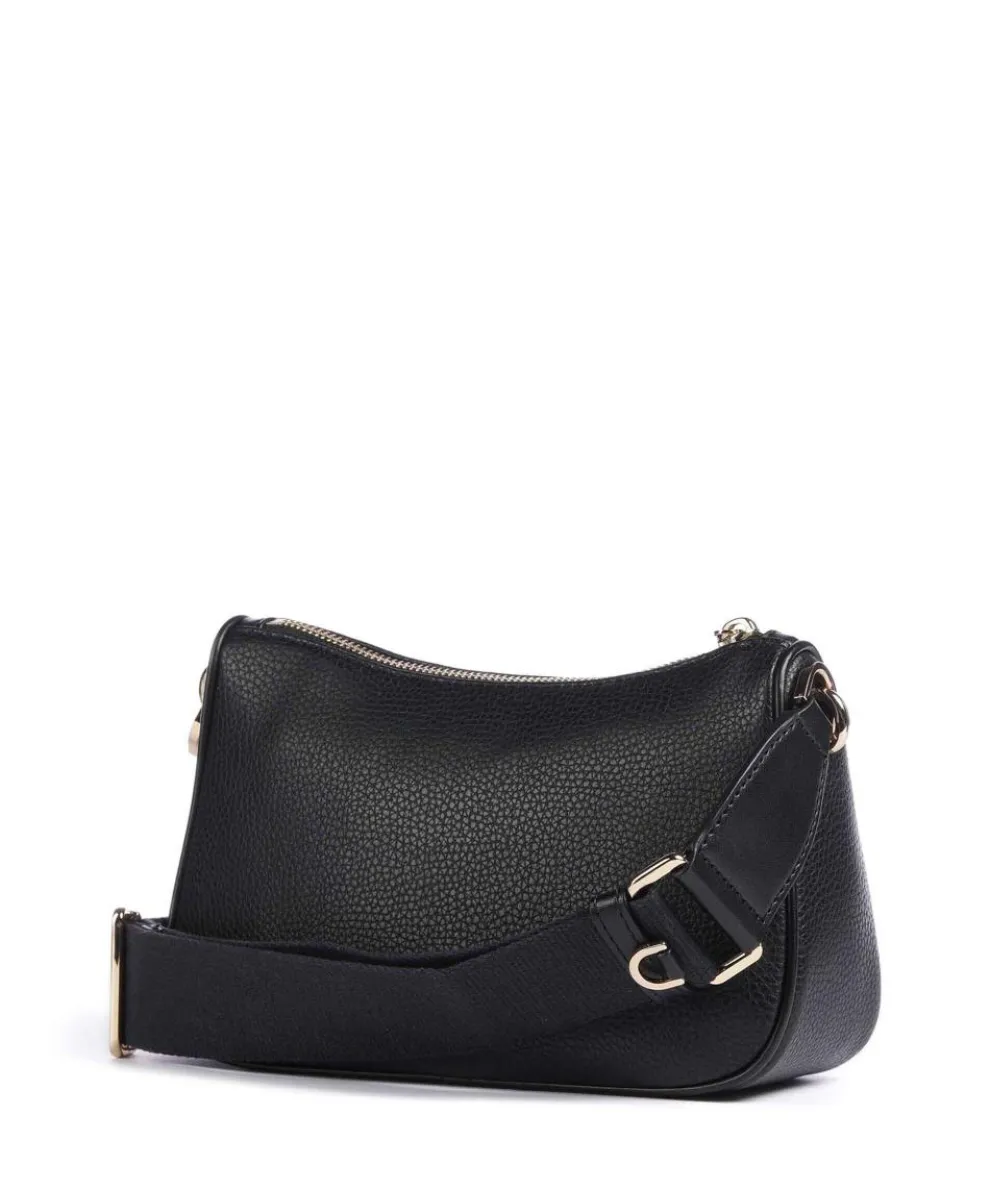 Jet Set Umhängetasche genarbtes Rindsleder schwarz