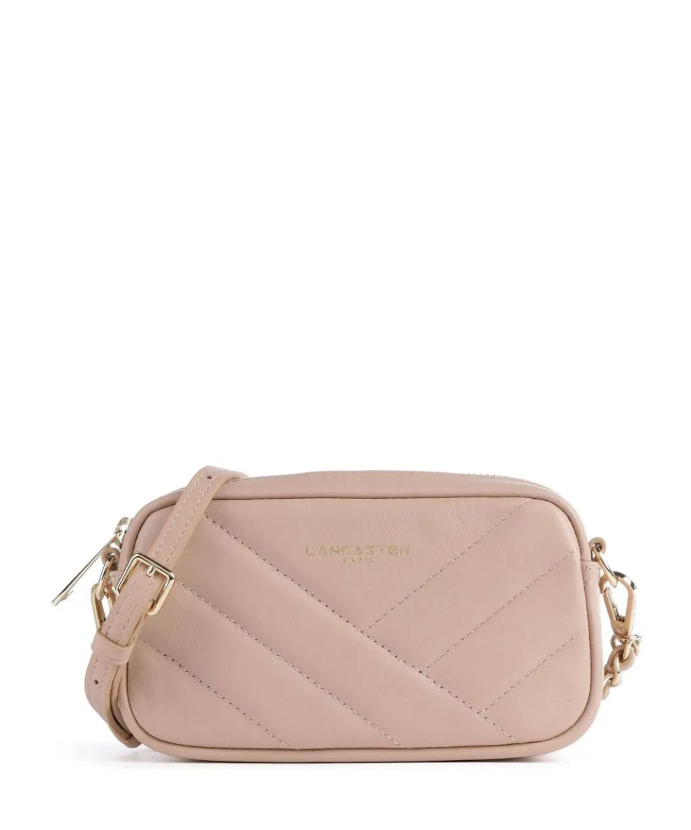 Soft Matelassé Umhängetasche weiches Rindsleder altrosa