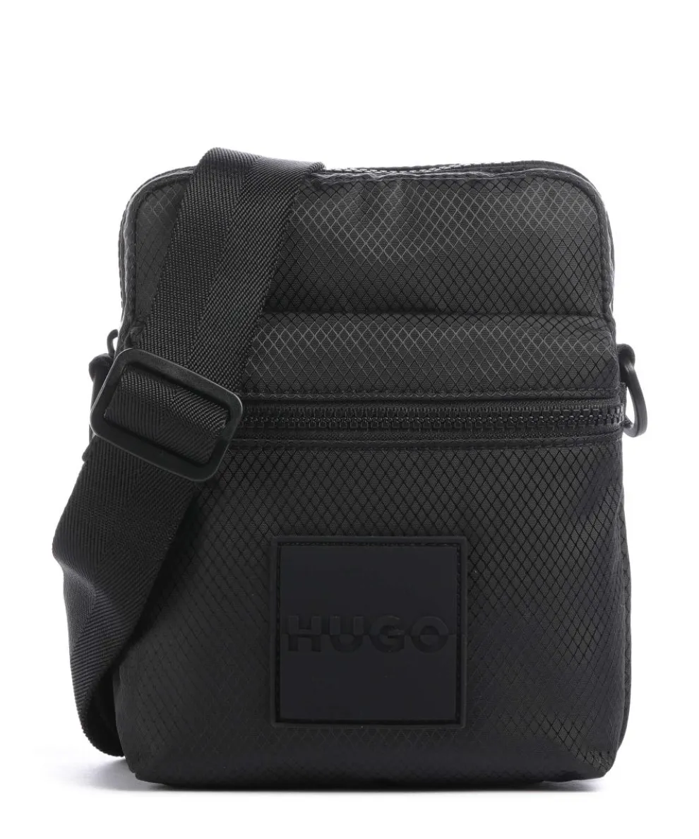 Jhin Umhängetasche recyceltes Polyester schwarz