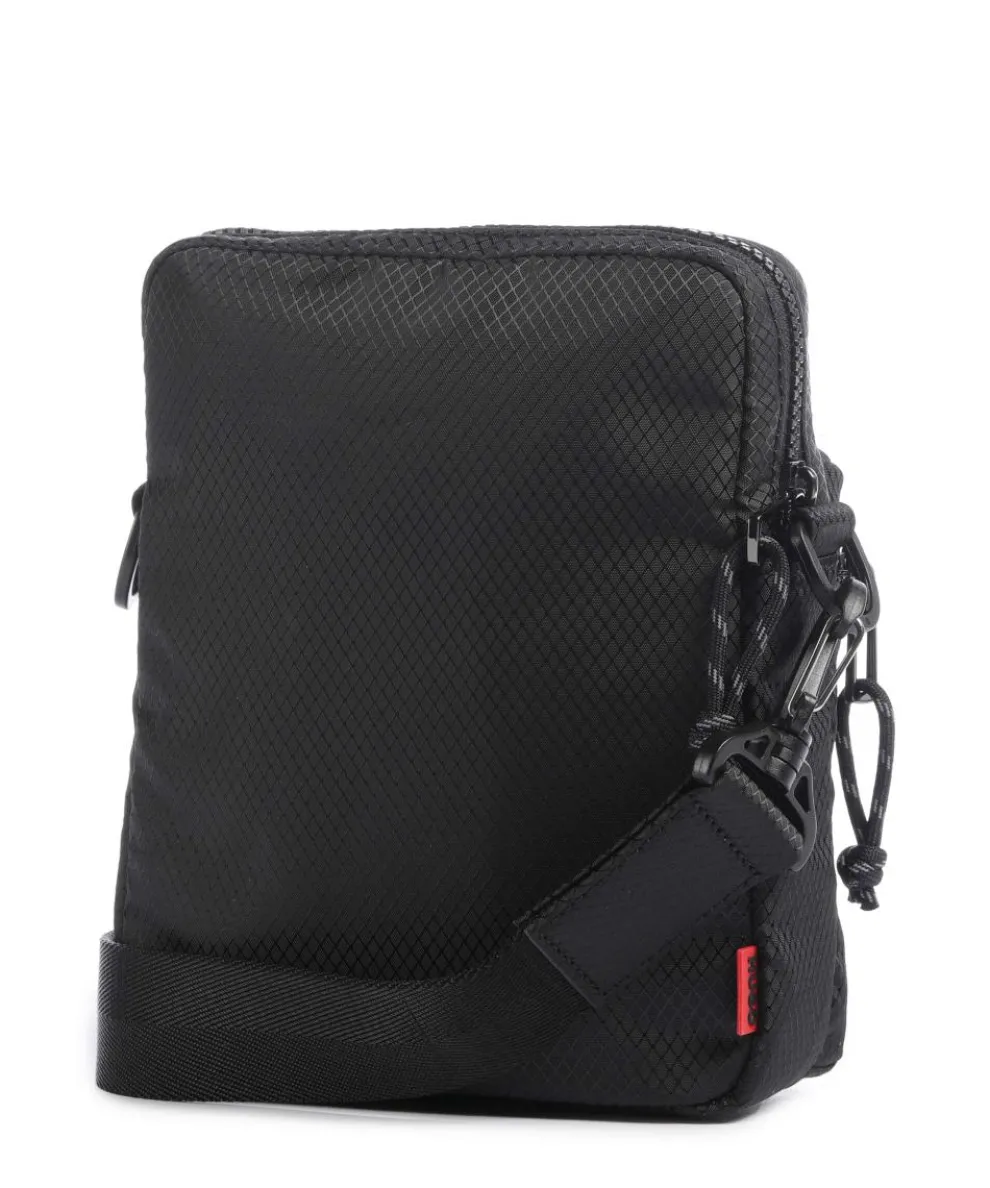 Jhin Umhängetasche recyceltes Polyester schwarz