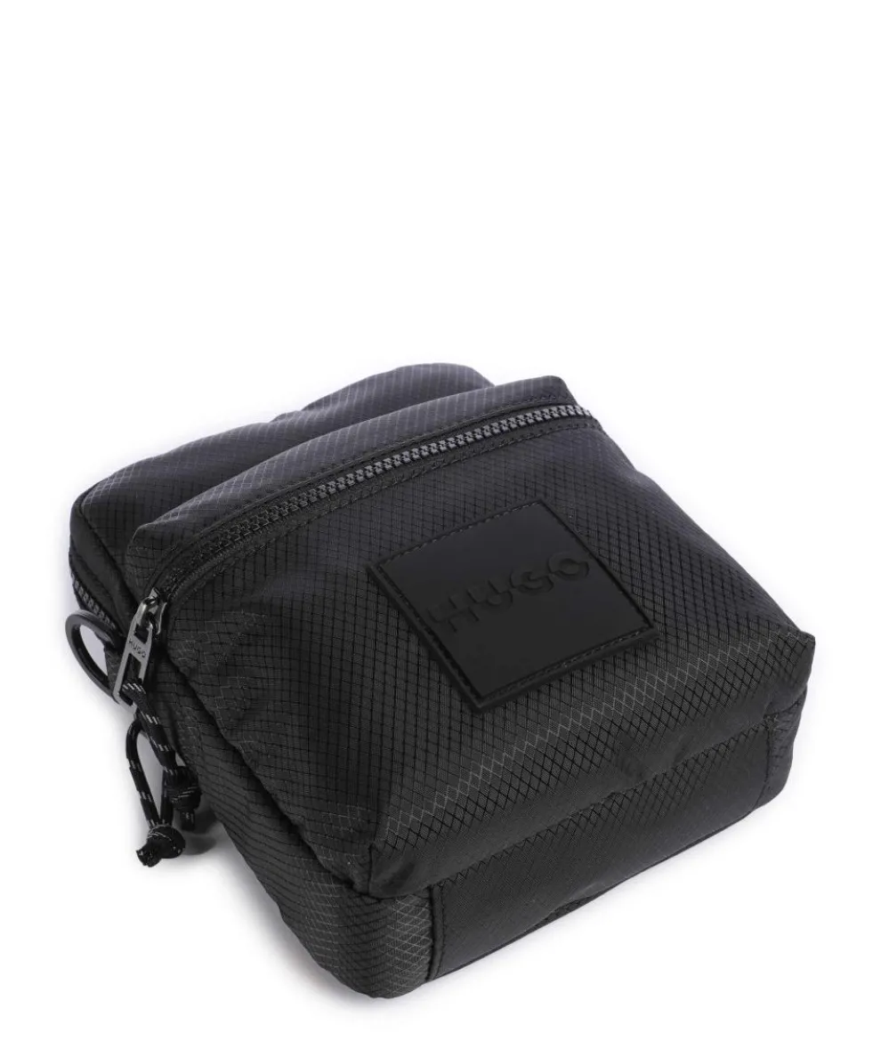 Jhin Umhängetasche recyceltes Polyester schwarz