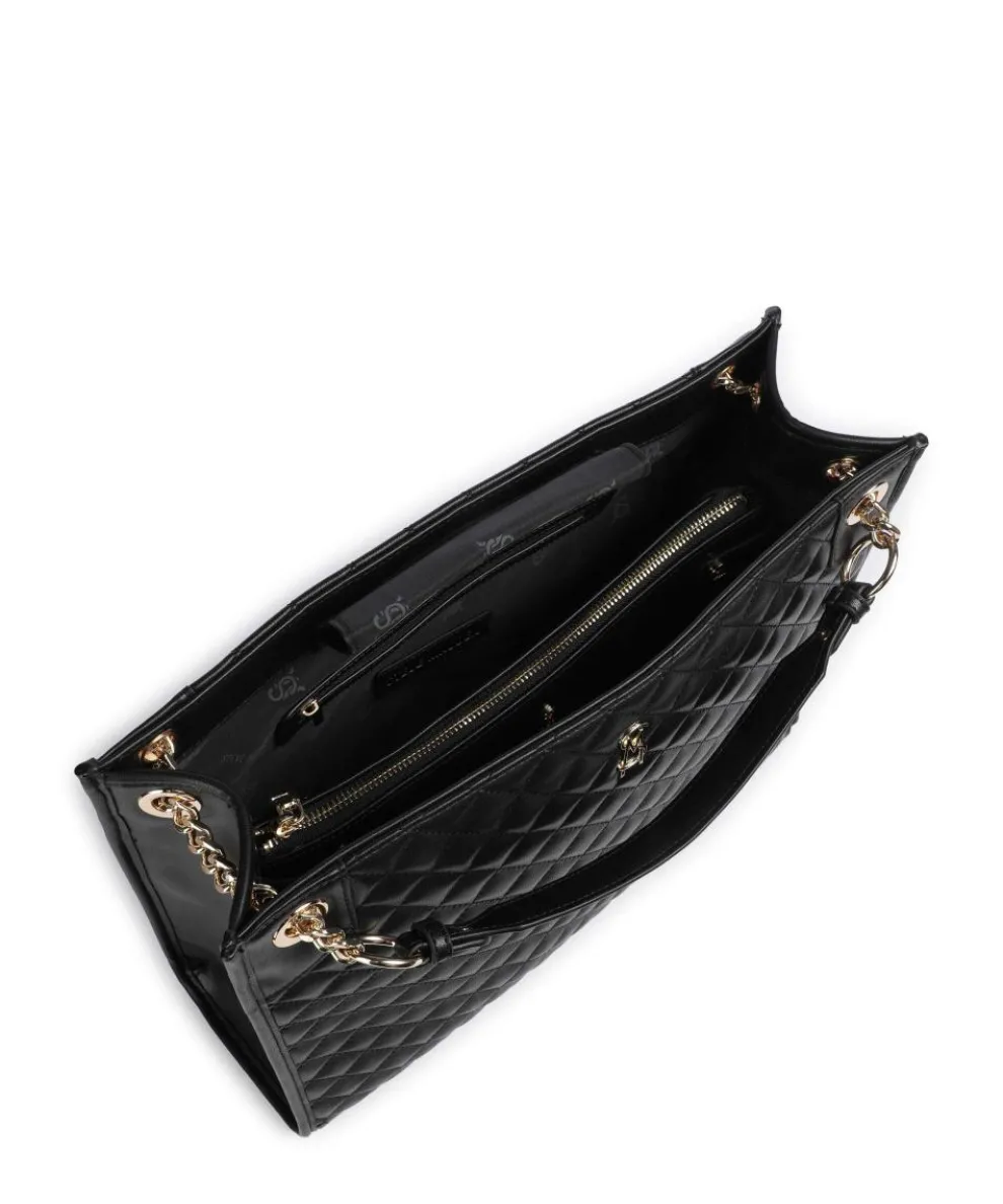 BACCENT Shopper Lederimitat schwarz