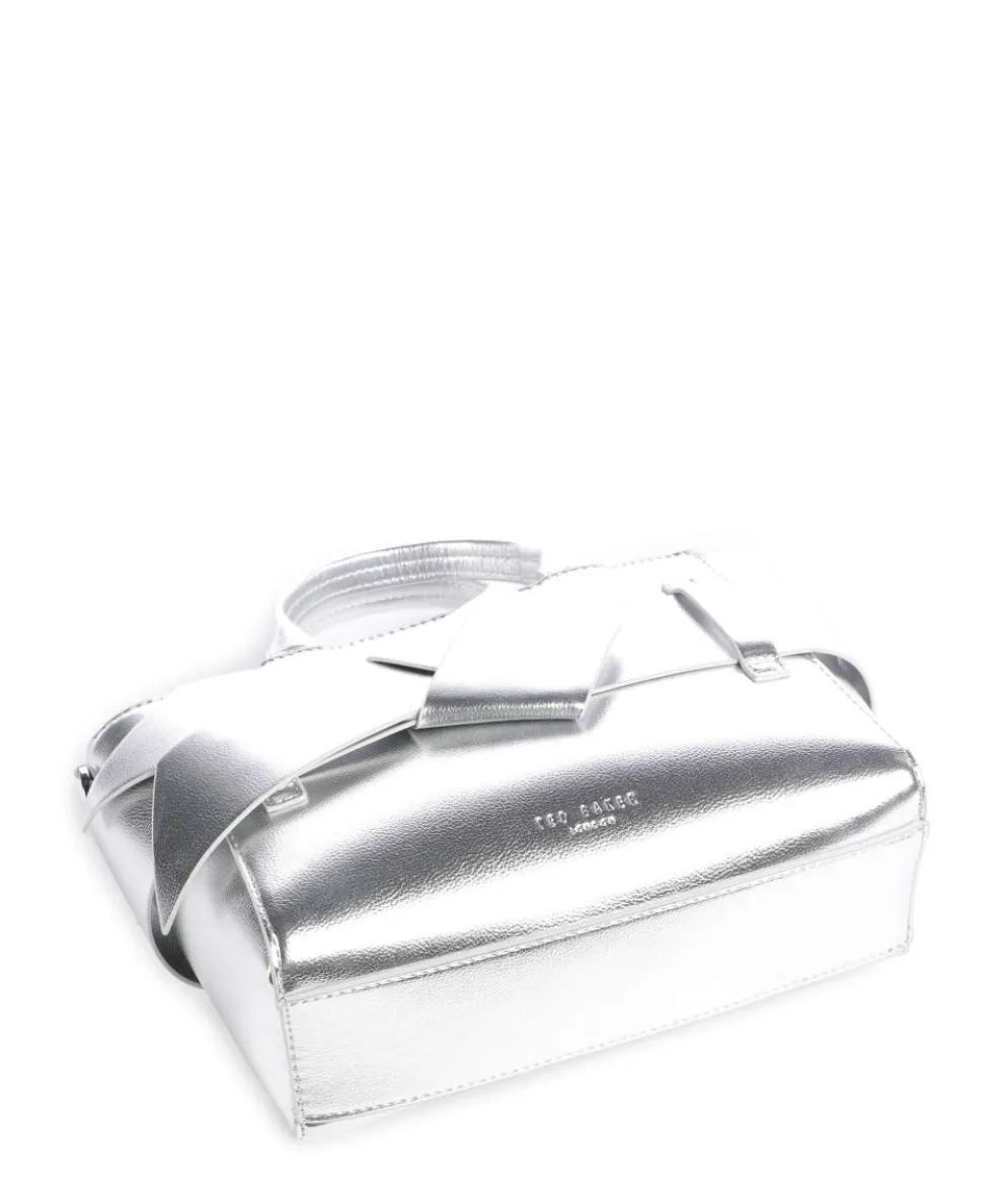 Jimisie Handtasche Lederimitat silber