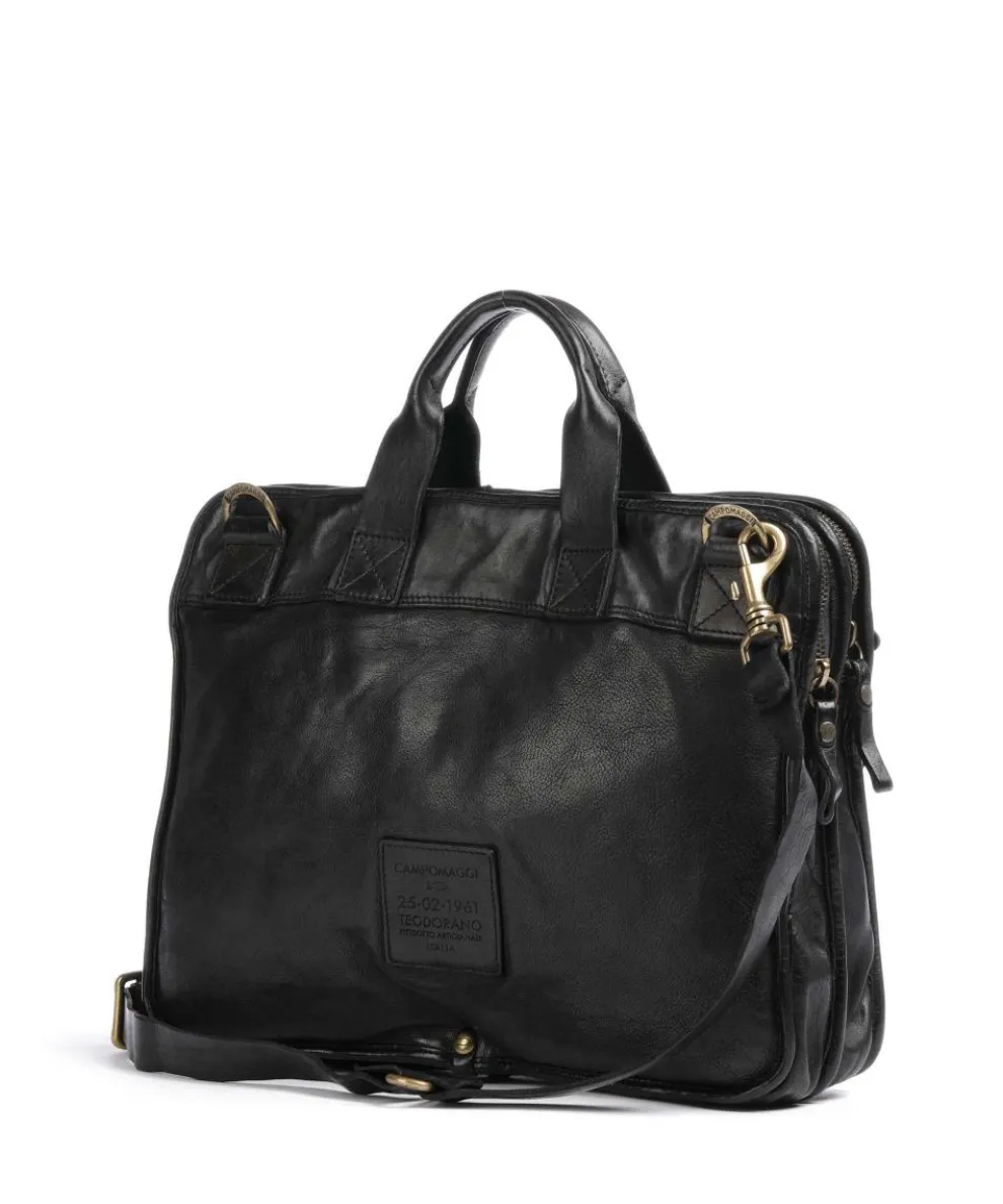 Aktentasche genarbtes Rindsleder schwarz