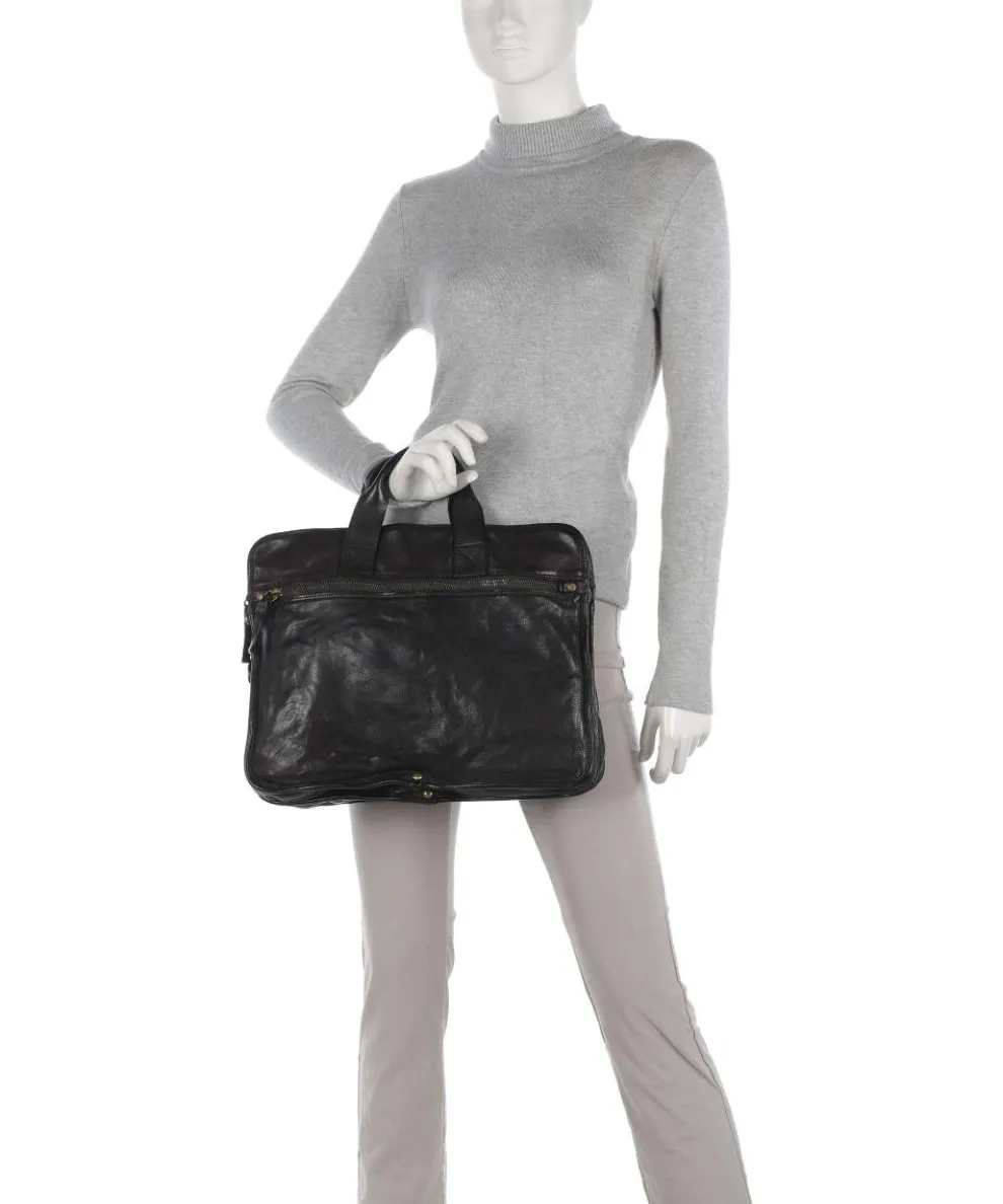 Aktentasche genarbtes Rindsleder schwarz