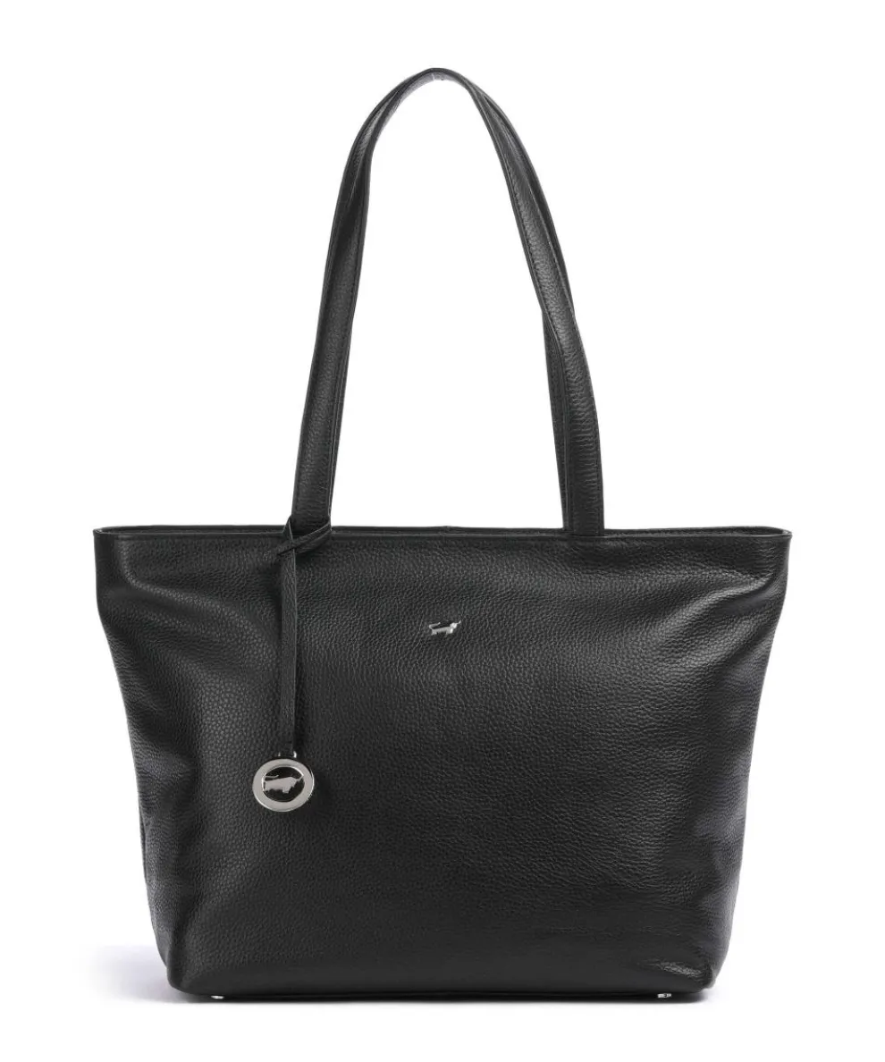 Hanna Shopper genarbtes Rindsleder schwarz