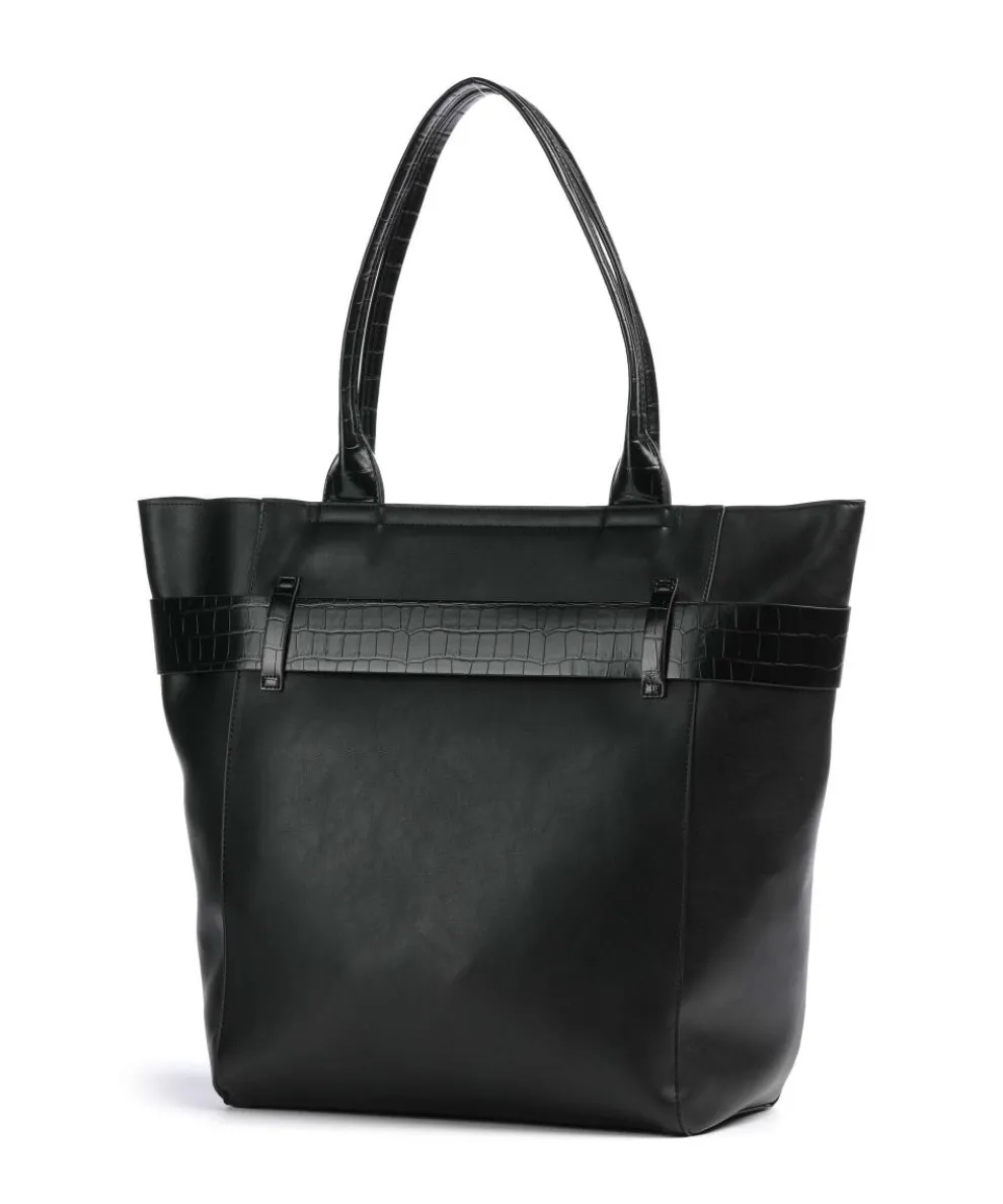 Jjoslyn Shopper Lederimitat schwarz