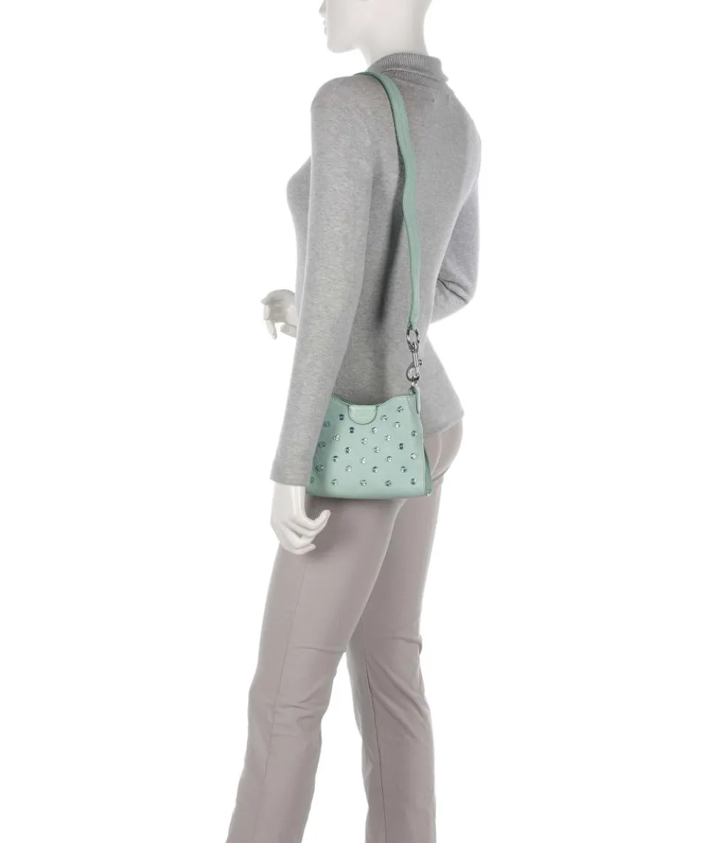 Joan Umhängetasche genarbtes Ziegenleder mintgrün