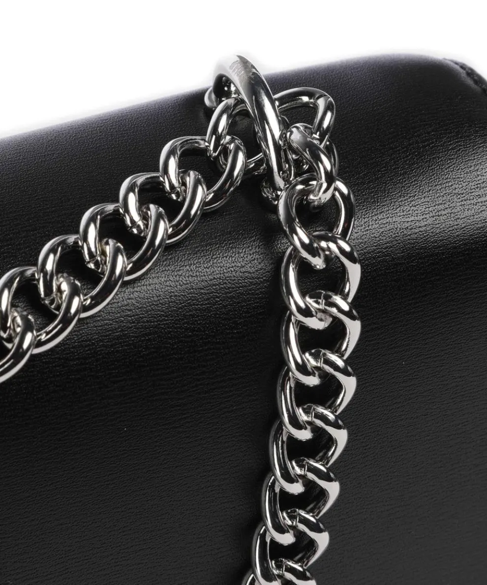 Jodie M Schultertasche Lederimitat schwarz