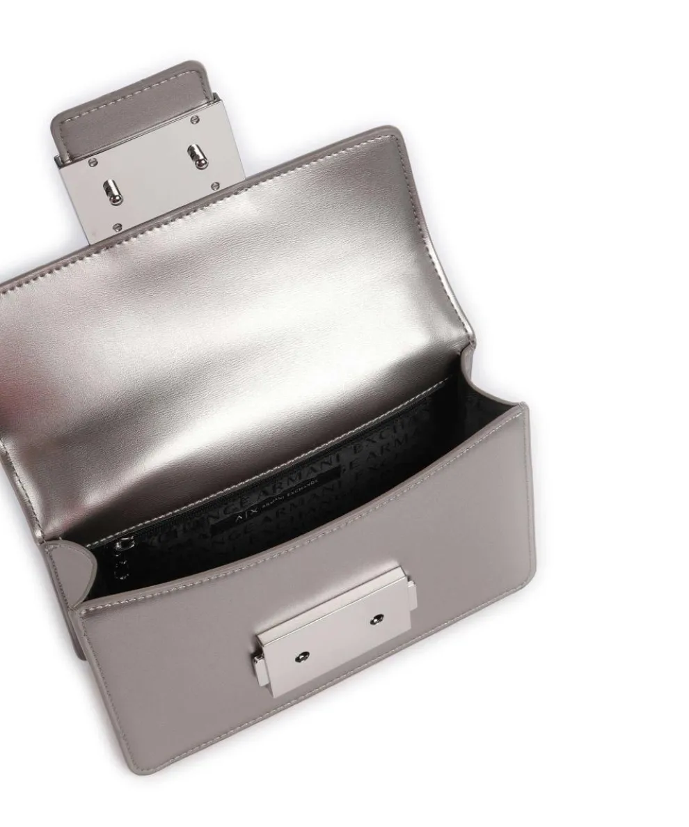 Jodie S Schultertasche Lederimitat silber