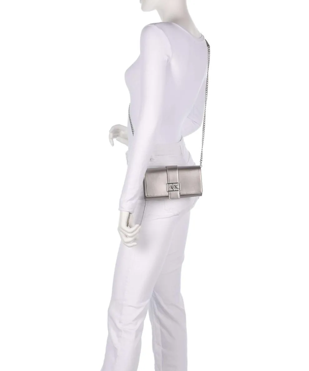 Jodie Umhängetasche Lederimitat silber