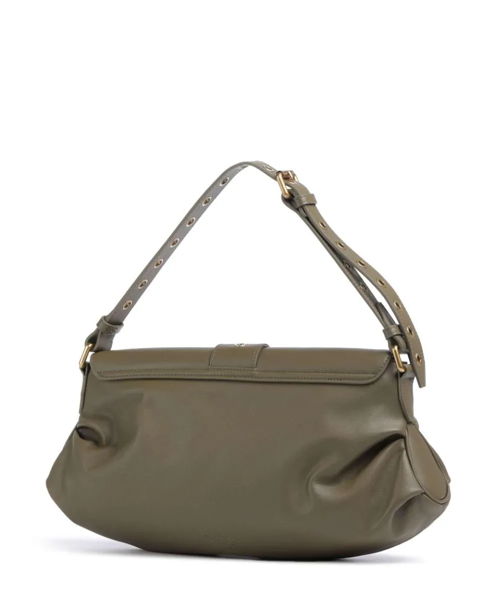 Jolene Classic Schultertasche fein genarbtes Rindsleder olivgrün