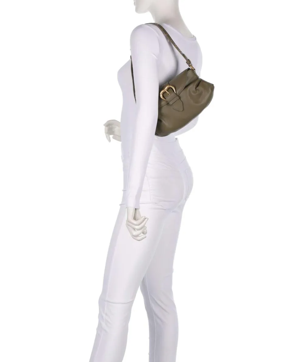 Jolene Mini Schultertasche fein genarbtes Rindsleder olivgrün