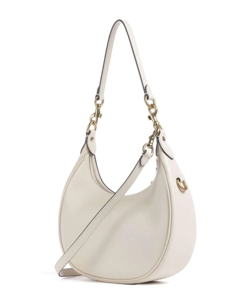 Jonie 22 Schultertasche fein genarbtes Leder creme