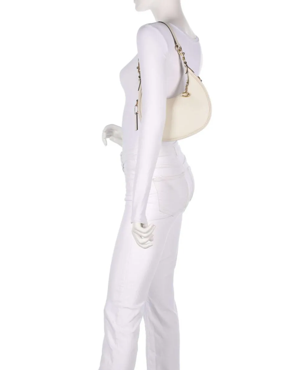 Jonie 22 Schultertasche fein genarbtes Leder creme