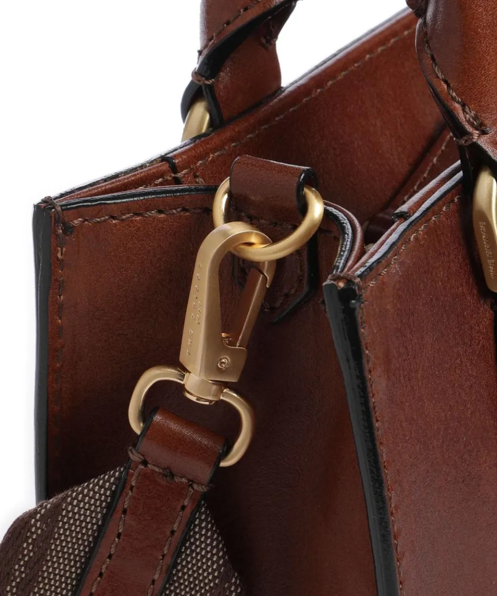 Ida Handtasche fein genarbtes Rindsleder braun