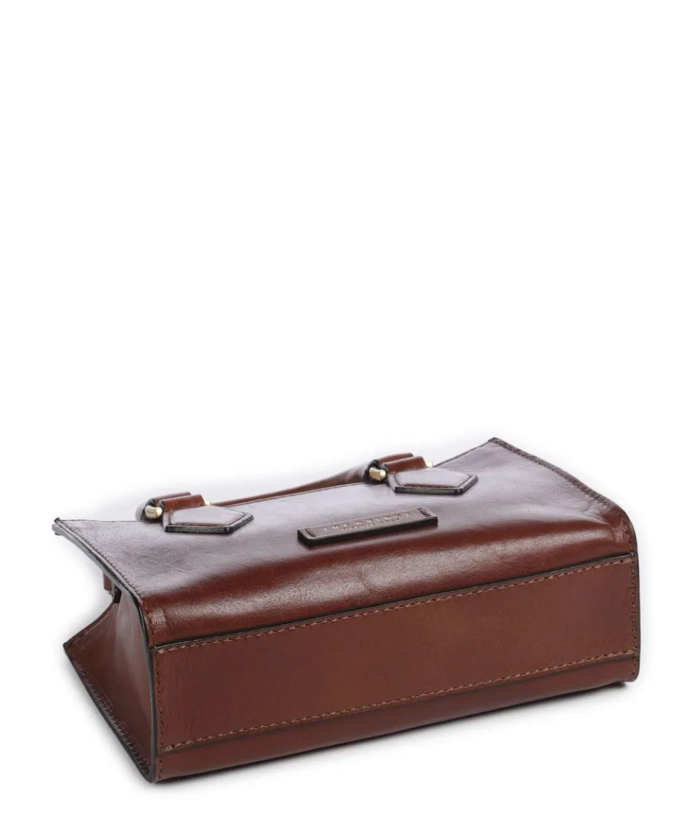 Ida Handtasche fein genarbtes Rindsleder braun