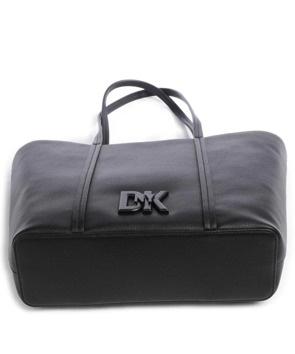 Milano Seventh Avenue Shopper genarbtes Rindsleder schwarz