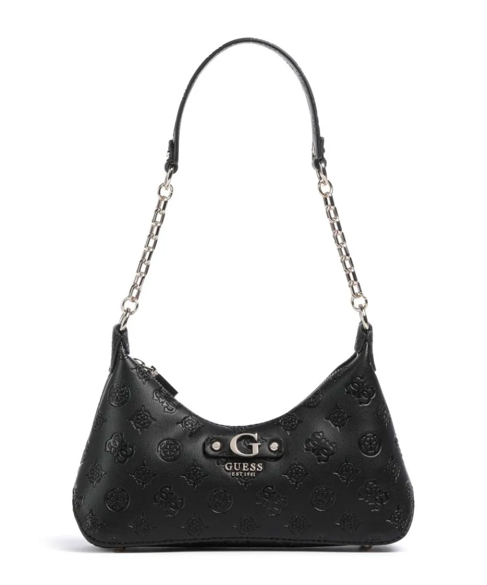 Gerty Peony Schultertasche Lederimitat schwarz