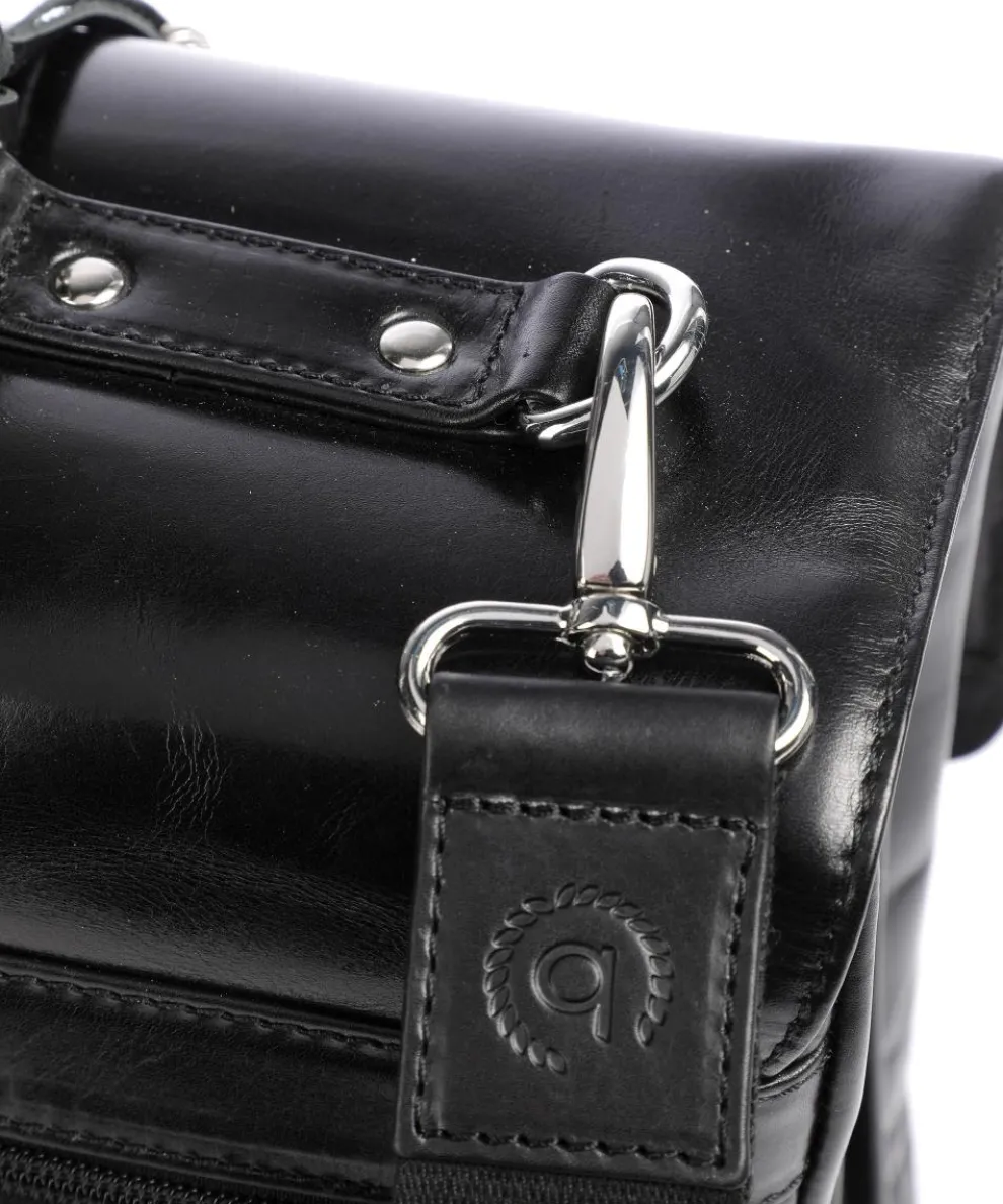 Romano Aktentasche 16″ Pull-Up Rindsleder schwarz