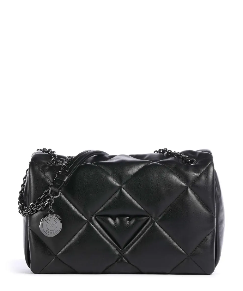 Juliet Schultertasche Lederimitat schwarz