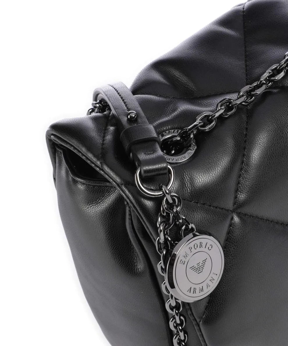 Juliet Schultertasche Lederimitat schwarz