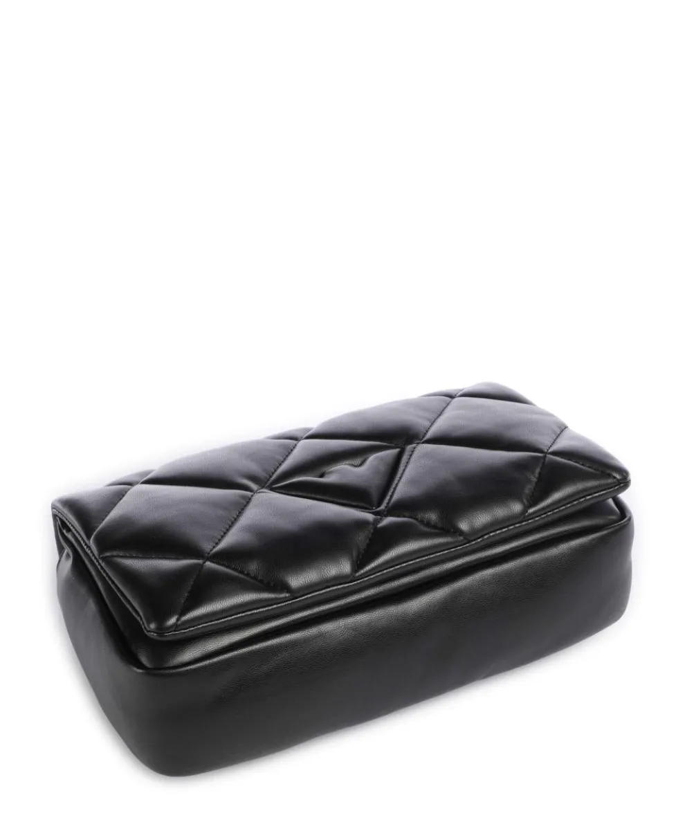 Juliet Schultertasche Lederimitat schwarz