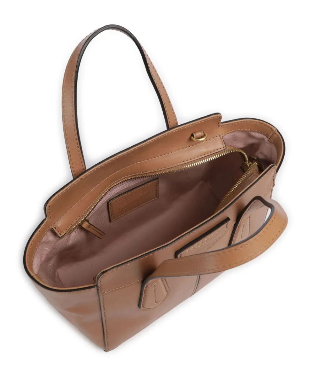 Gloria Handtasche Rindsleder hellbraun