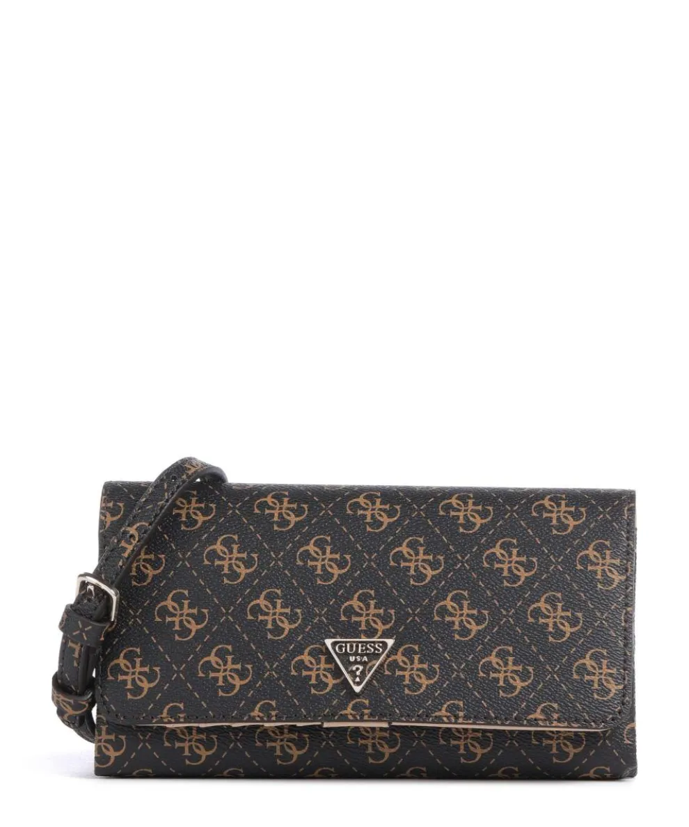 Noelle Q Logo Geldbörse Lederimitat dunkelbraun