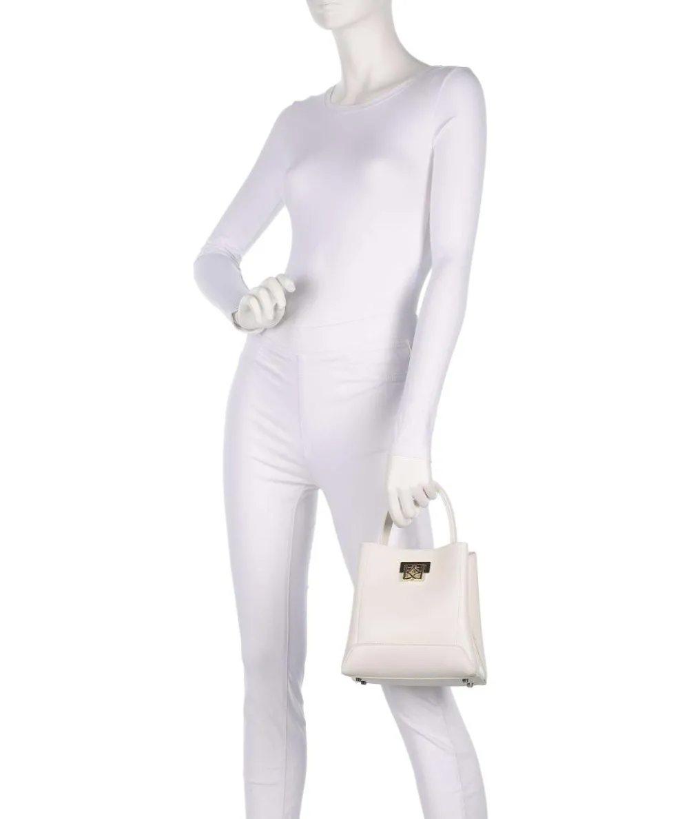 Laurie S Handtasche fein genarbtes Rindsleder creme