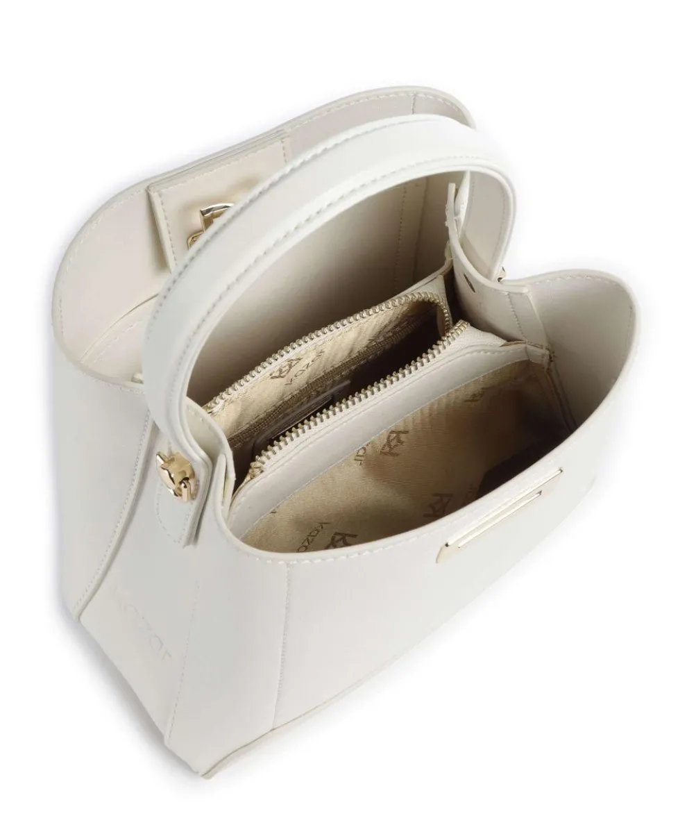 Laurie S Handtasche fein genarbtes Rindsleder creme
