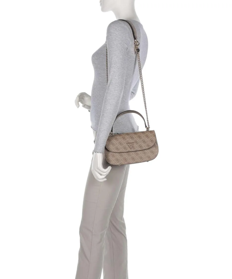 Erica Eco Schultertasche Lederimitat hellbraun