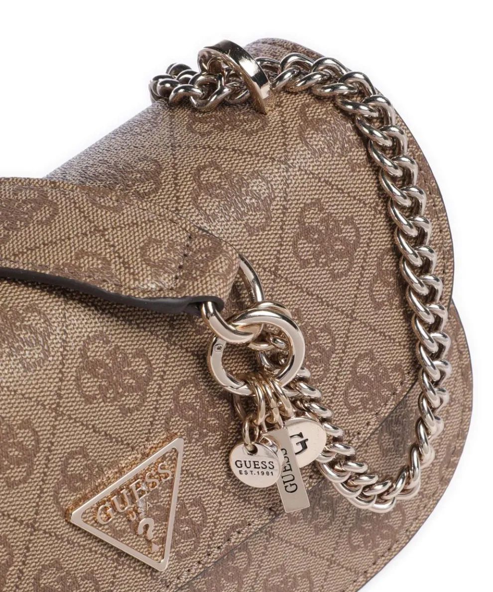 Erica Eco Schultertasche Lederimitat hellbraun