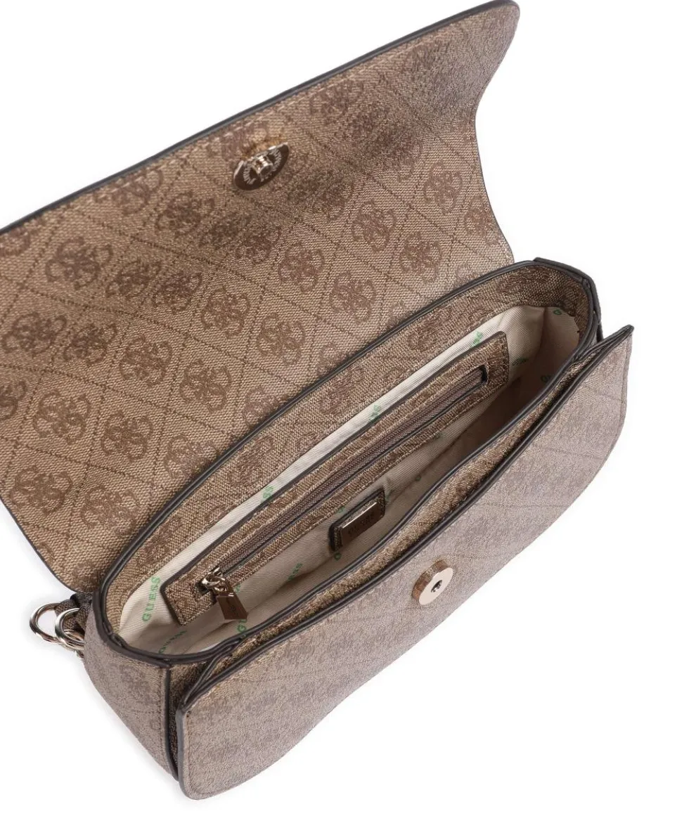 Erica Eco Schultertasche Lederimitat hellbraun