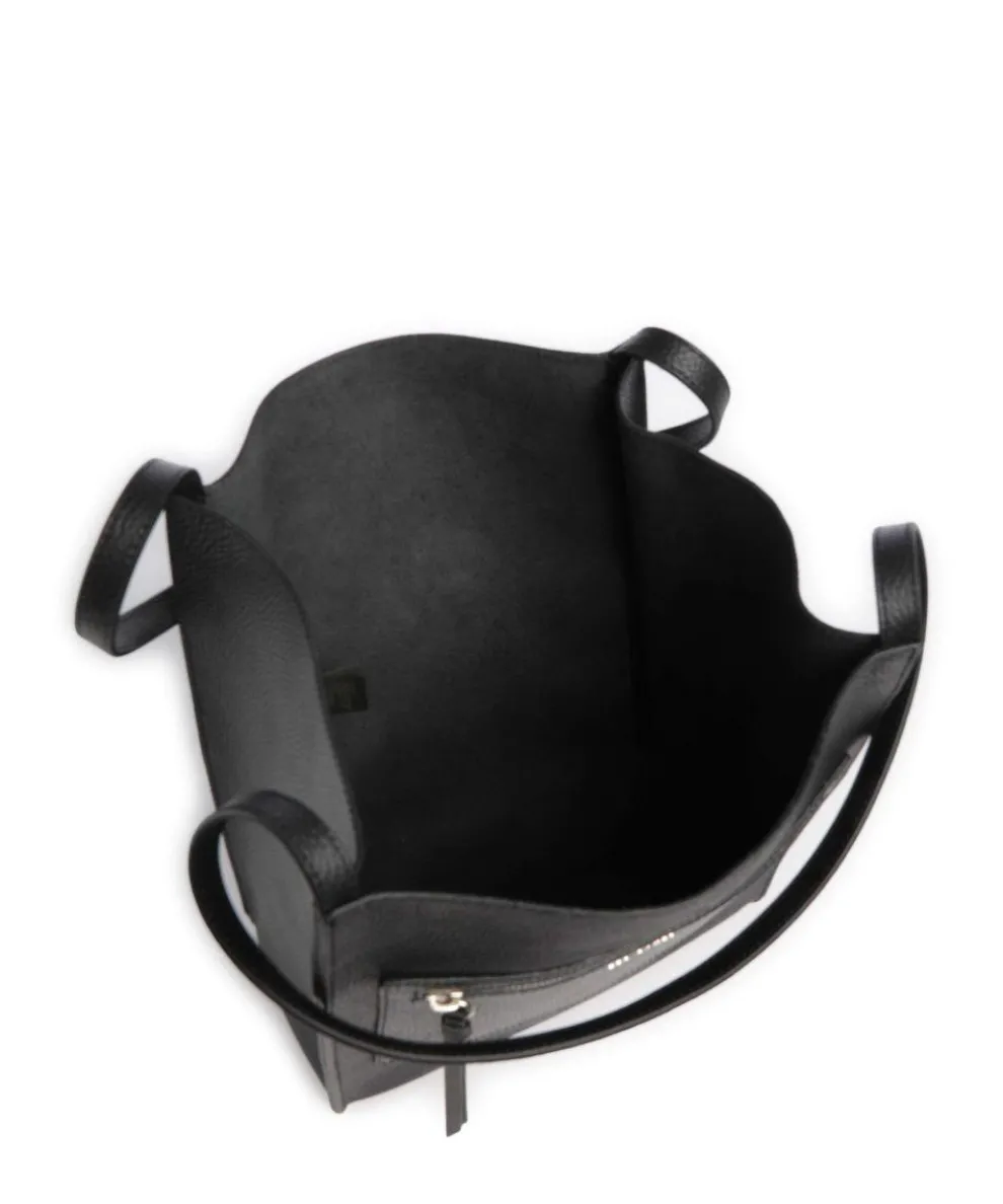 Taala Shopper genarbtes Rindsleder schwarz