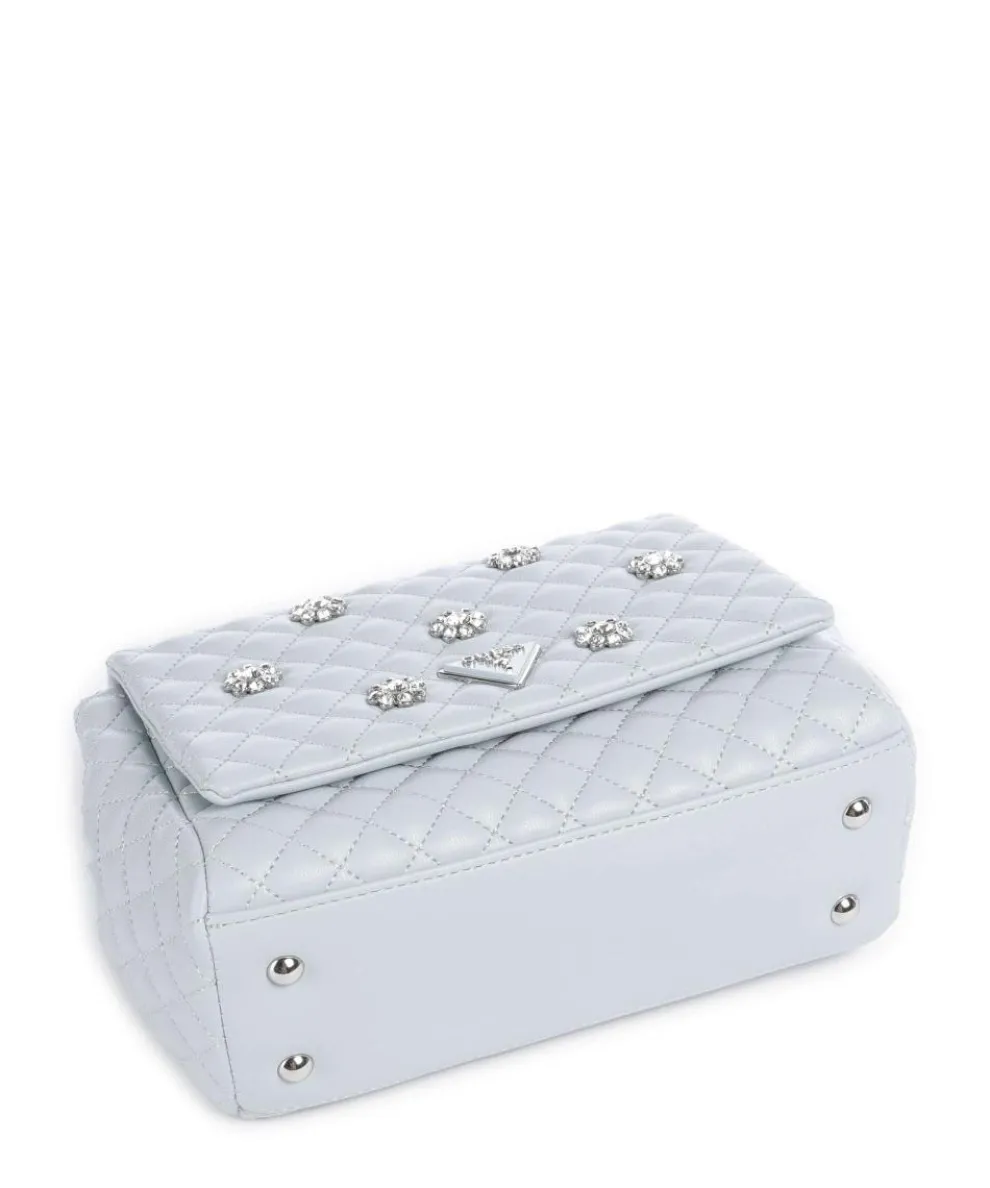 Everlee Schultertasche Lederimitat hellblau