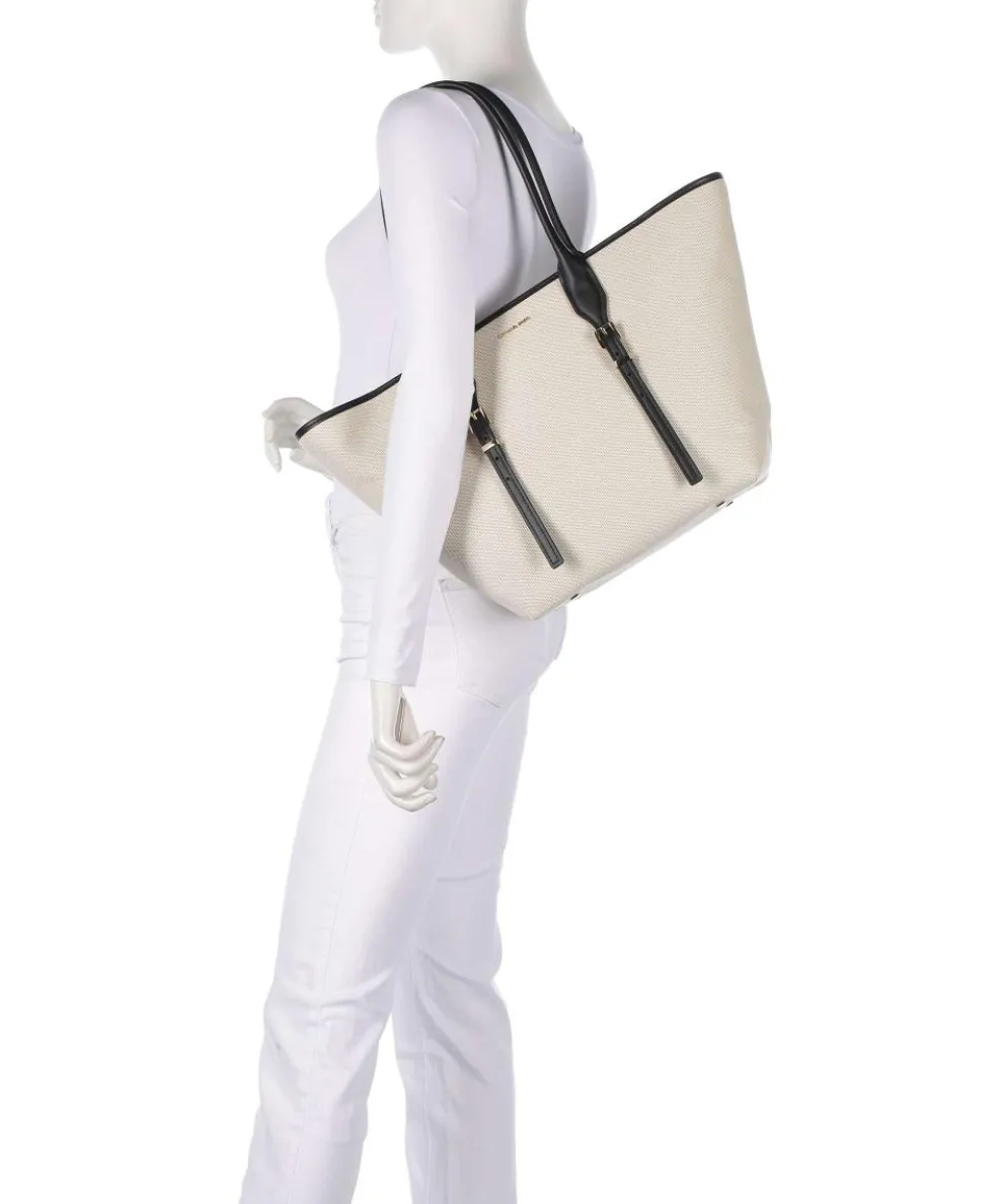 Moore Shopper Polyester, Canvas beige/schwarz