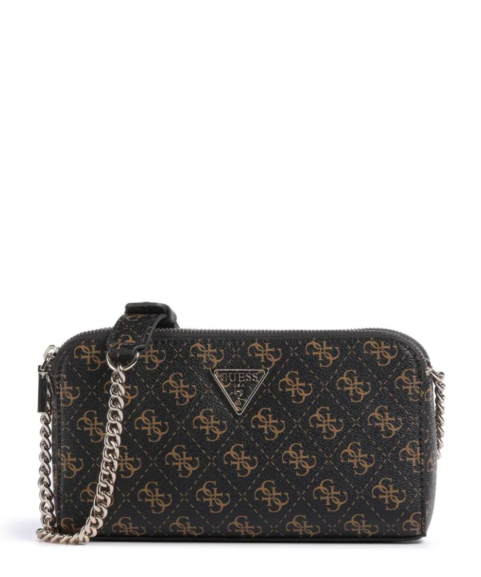 Erica Eco Umhängetasche Lederimitat dunkelbraun