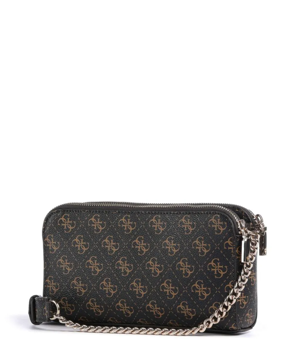 Erica Eco Umhängetasche Lederimitat dunkelbraun