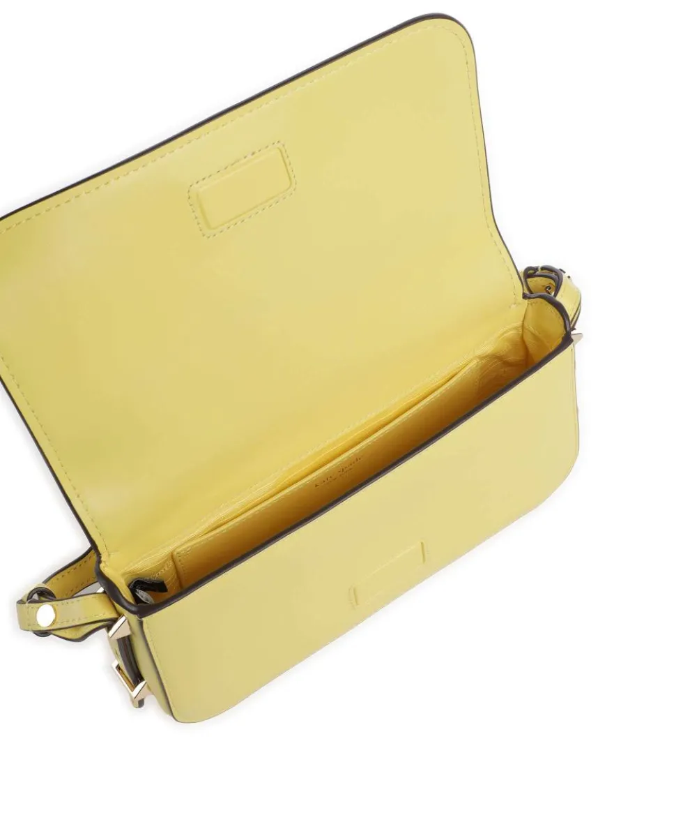 Liv Schultertasche fein genarbtes Rindsleder gelb