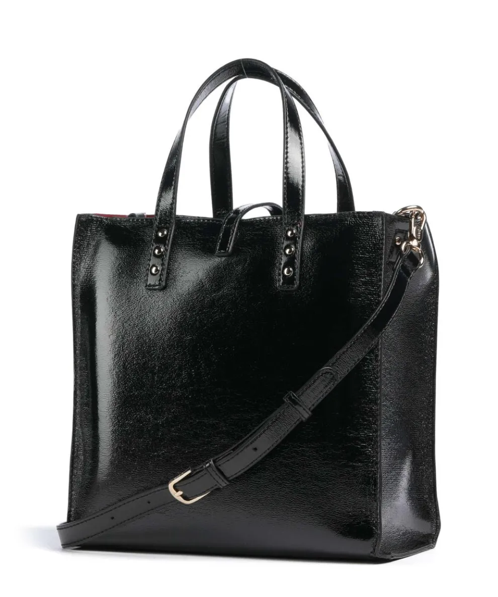 Doba S Handtasche Lederimitat schwarz