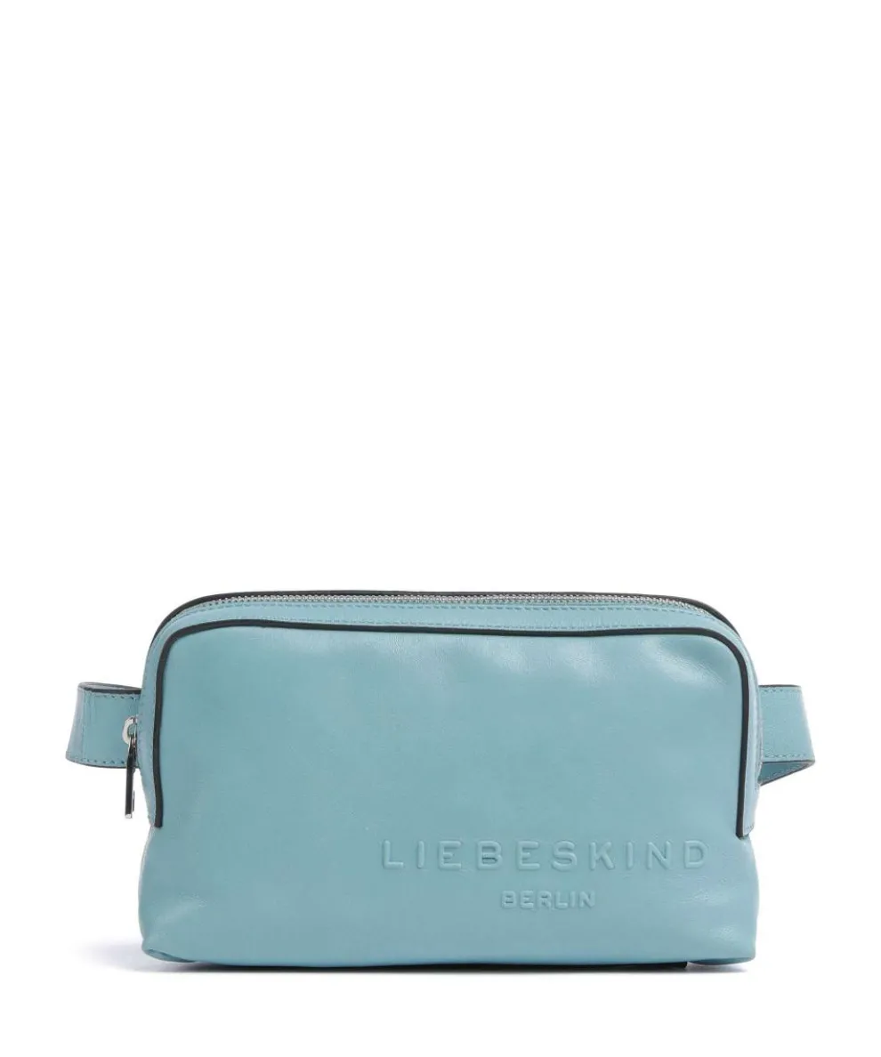 Elvira Lamb SF Verna Gürteltasche fein genarbtes Leder petrol