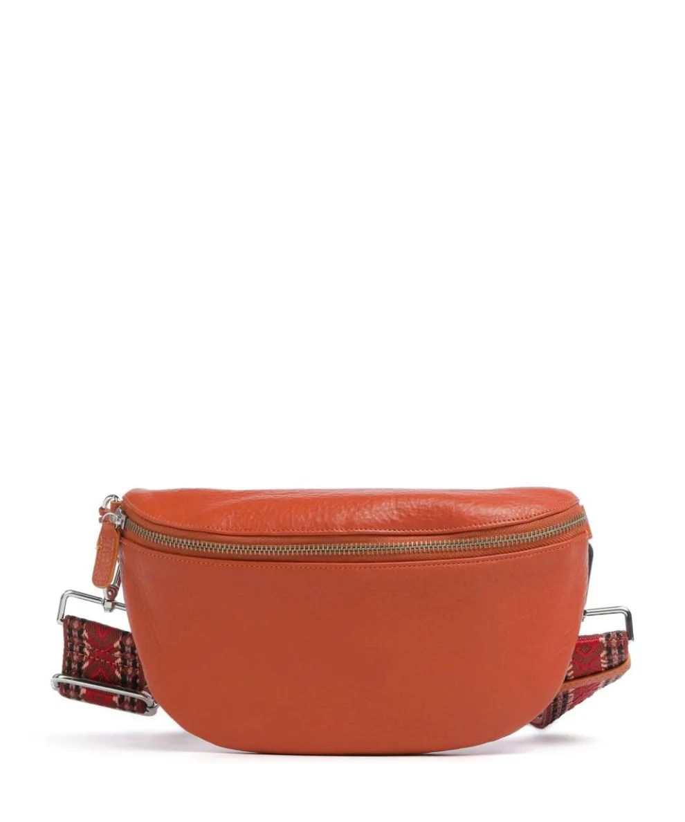 Umhängetasche weiches Rindsleder tan