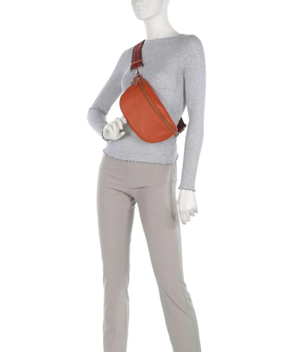 Umhängetasche weiches Rindsleder tan