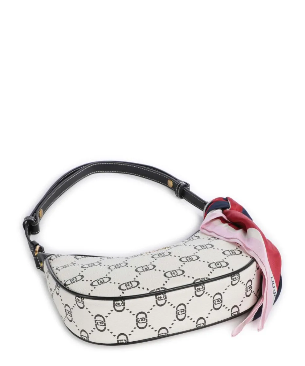 Selda Schultertasche Lederimitat creme