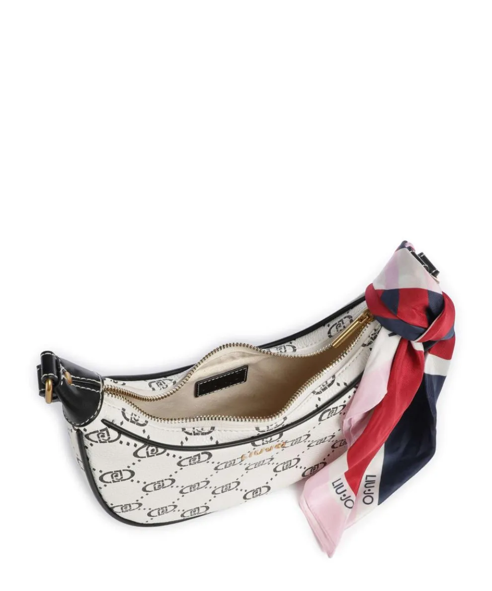 Selda Schultertasche Lederimitat creme