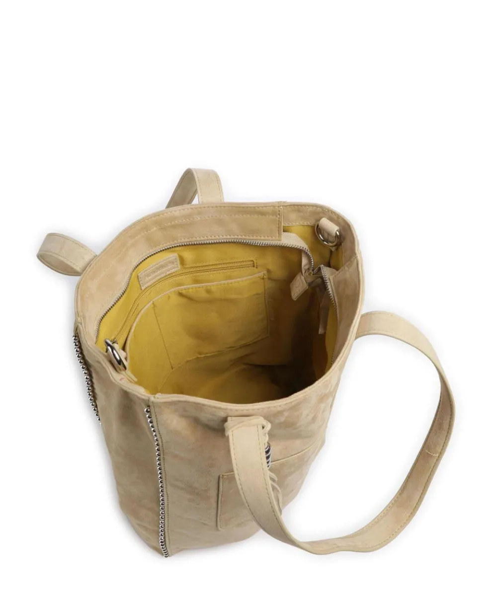 All About Beads Shopper Schafsleder sand