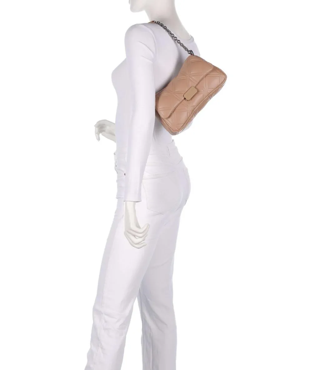 Cassandra Schultertasche Lederimitat beige
